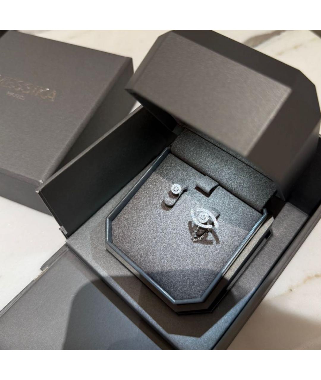 MESSIKA Серебряные серьги из белого золота, фото 3