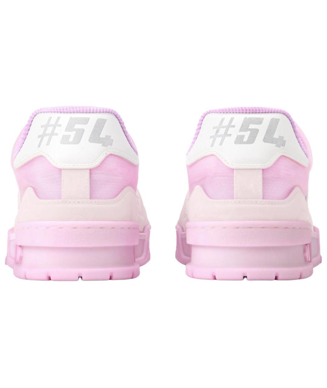 LOUIS VUITTON Розовые кроссовки, фото 5