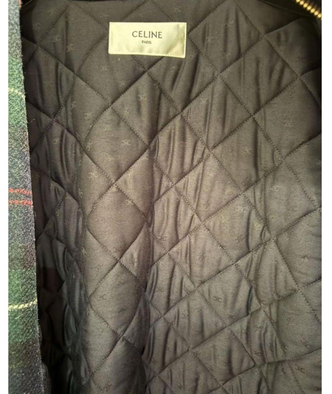 CELINE Мульти шерстяная куртка, фото 4