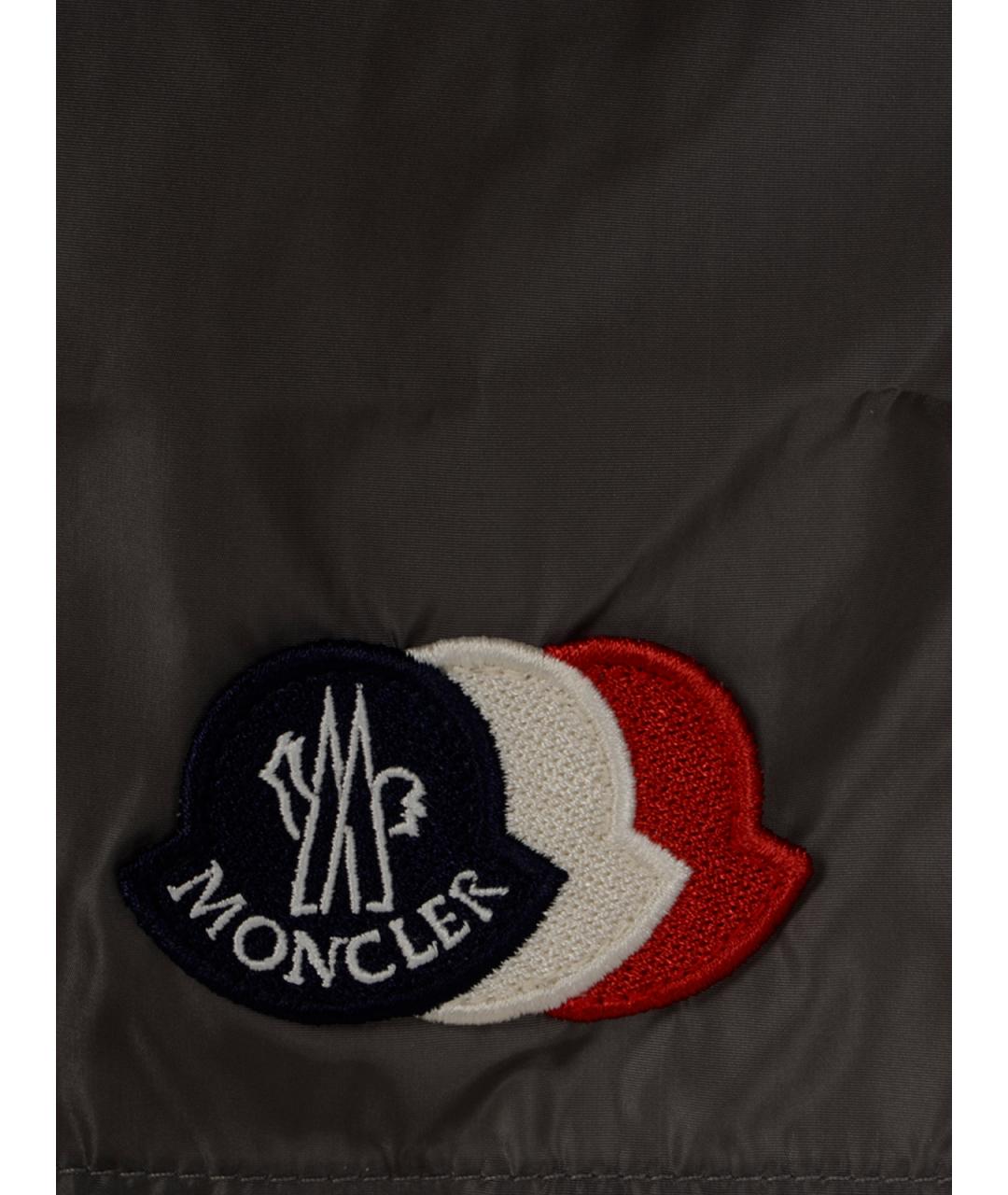 MONCLER Серые полиамидовые плавки, фото 3