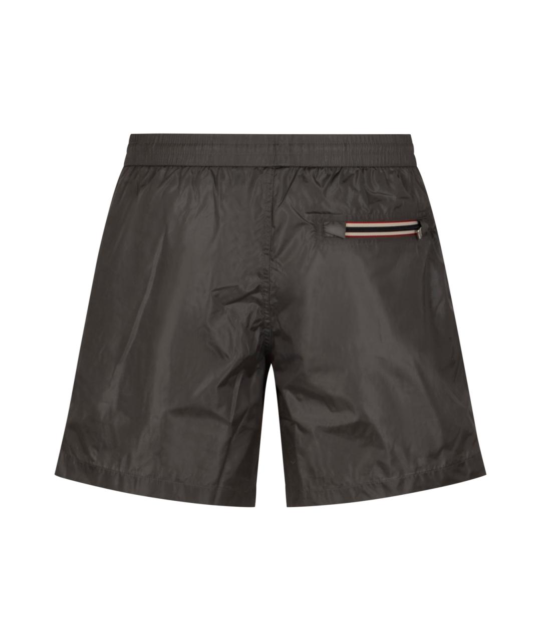 MONCLER Серые полиамидовые плавки, фото 2