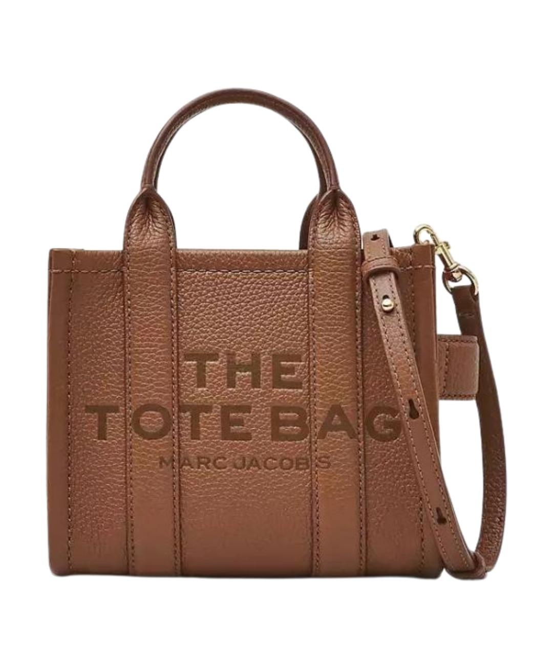 MARC JACOBS Коричневая кожаная сумка через плечо, фото 1