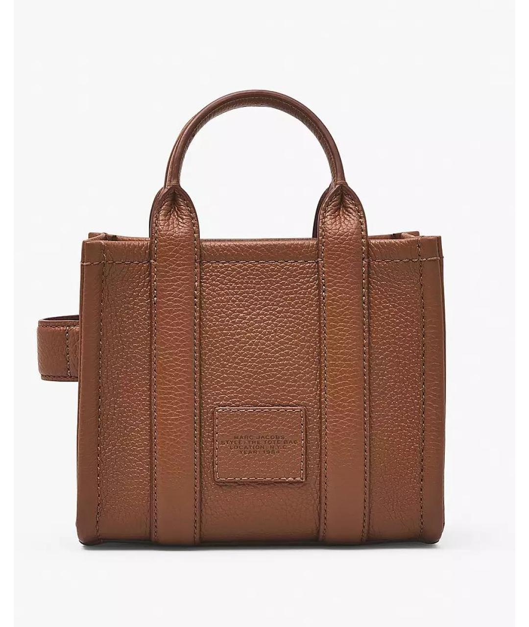 MARC JACOBS Коричневая кожаная сумка через плечо, фото 3