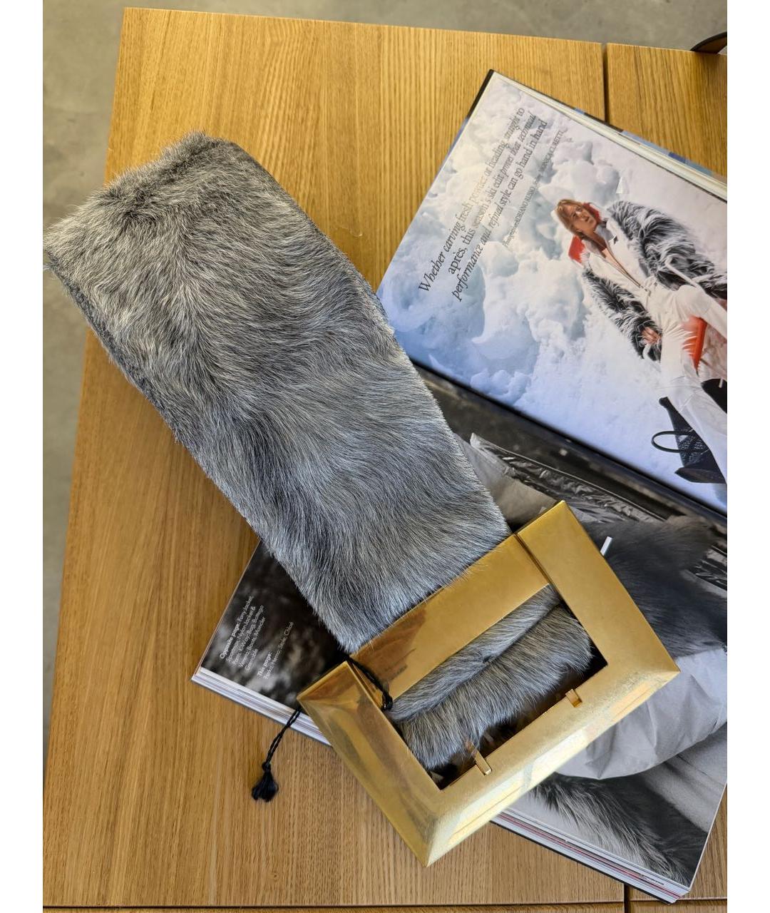 CELINE Серый ремень, фото 2