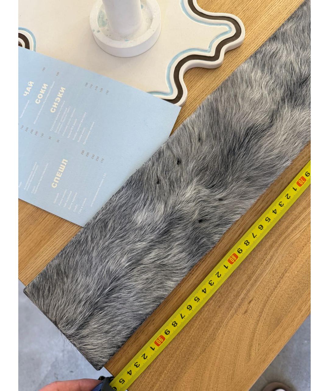 CELINE Серый ремень, фото 6