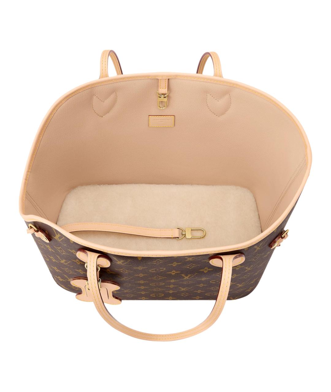 LOUIS VUITTON Коричневая сумка через плечо, фото 4