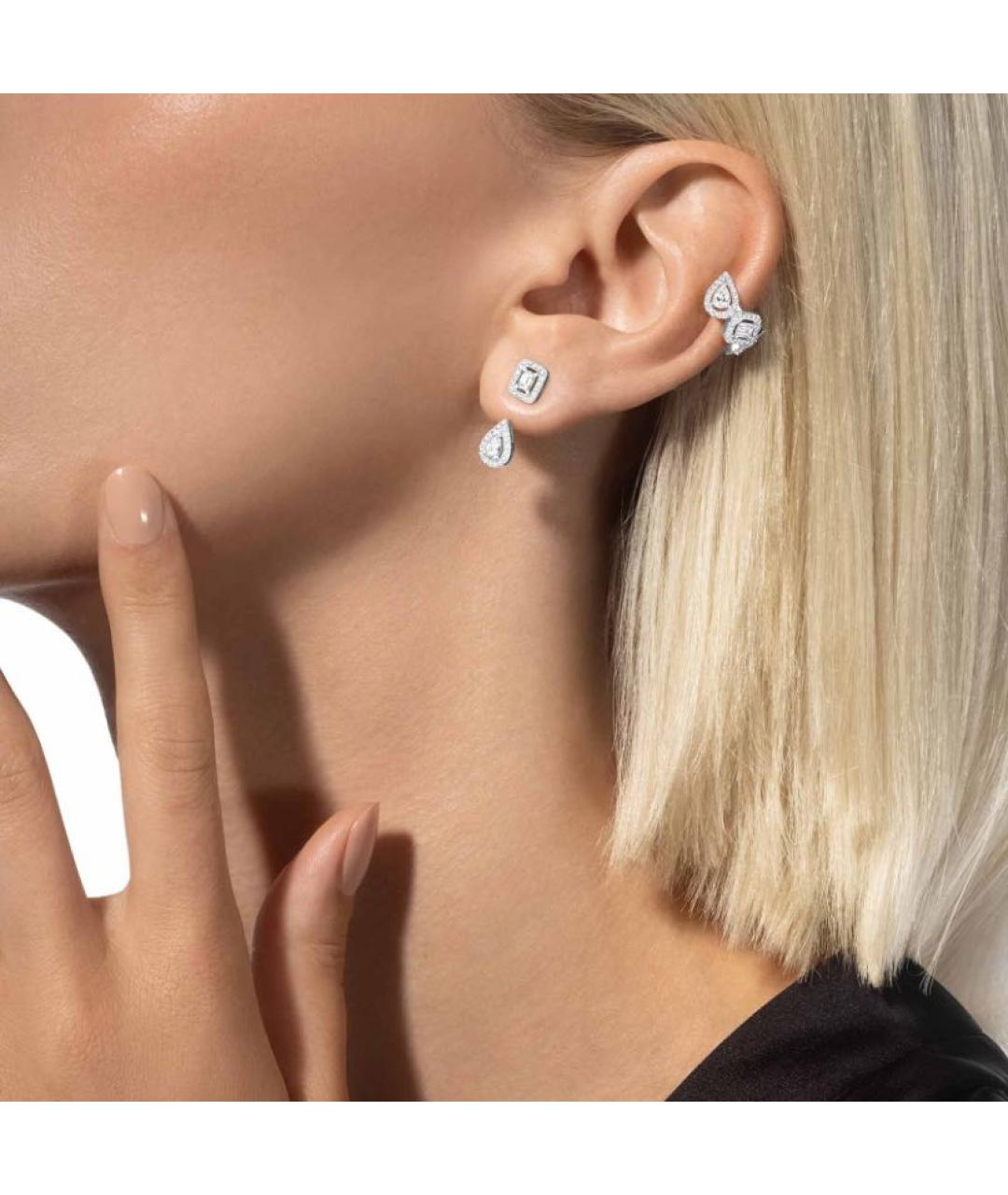 MESSIKA Серебряные серьги из белого золота, фото 2