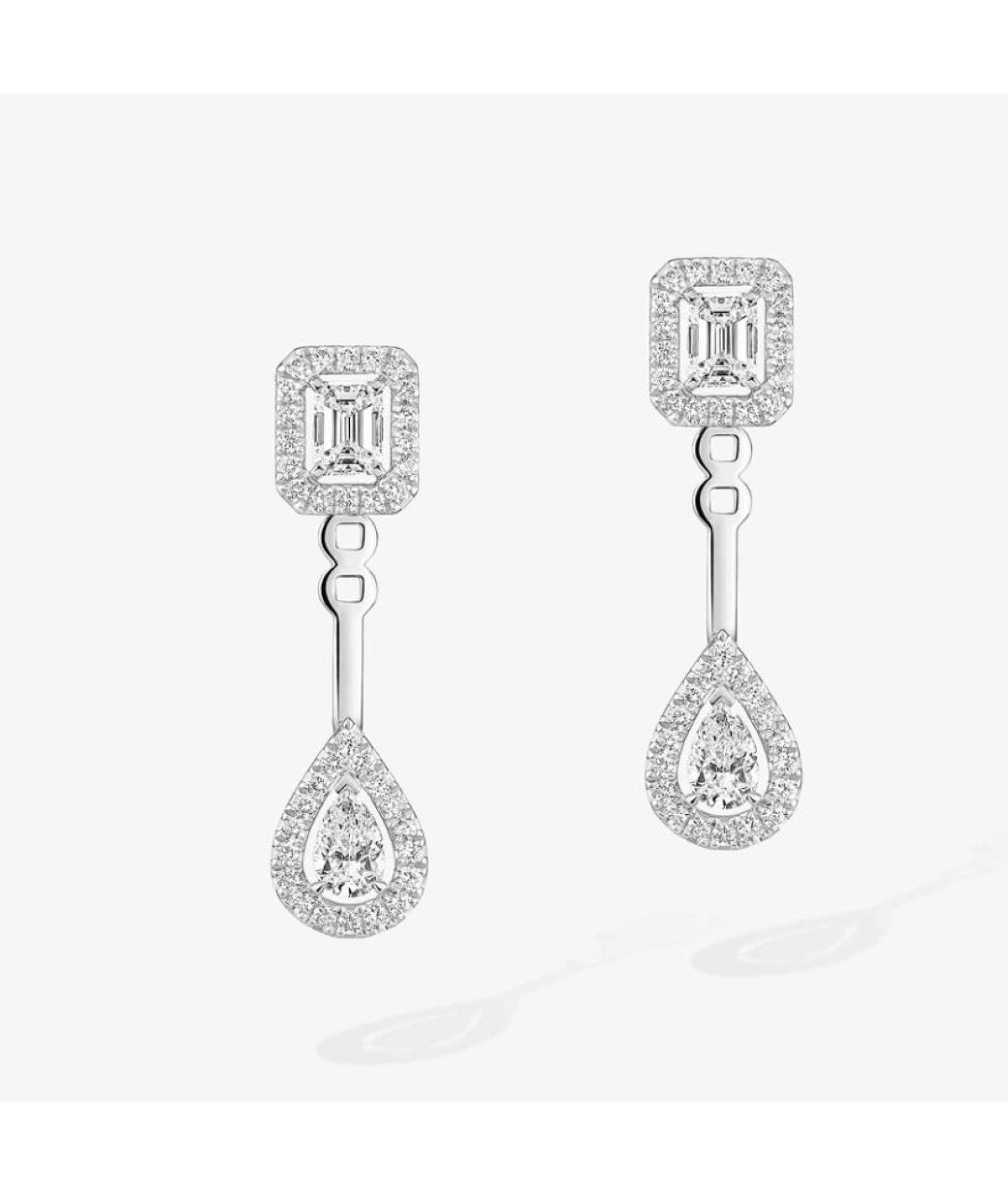 MESSIKA Серебряные серьги из белого золота, фото 4