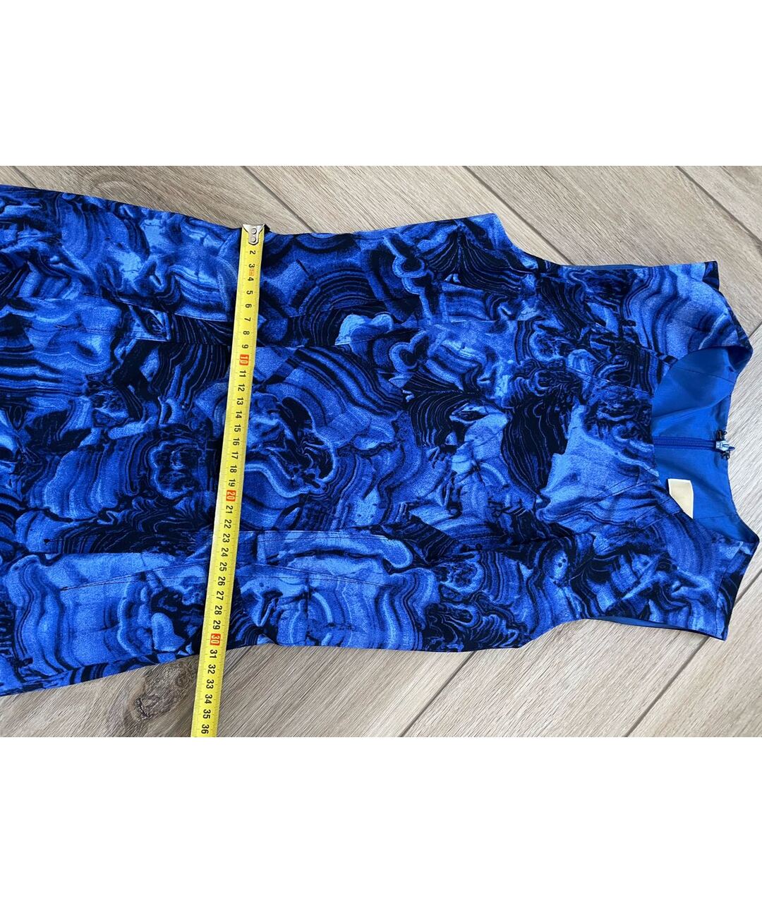 MICHAEL KORS Синее вискозное коктейльное платье, фото 5