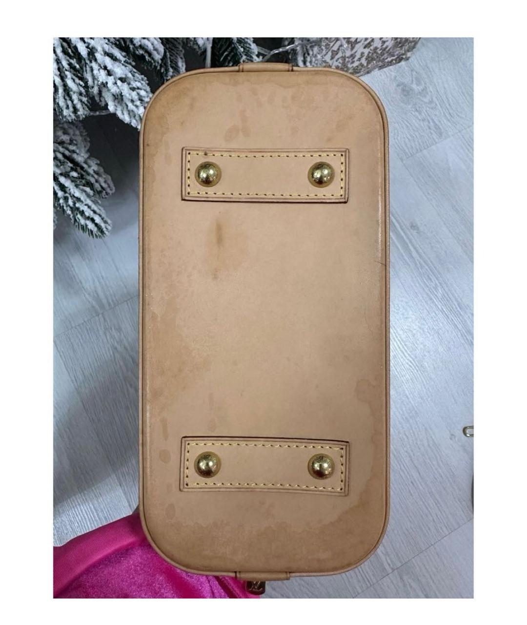 LOUIS VUITTON Бежевая сумка с короткими ручками, фото 5