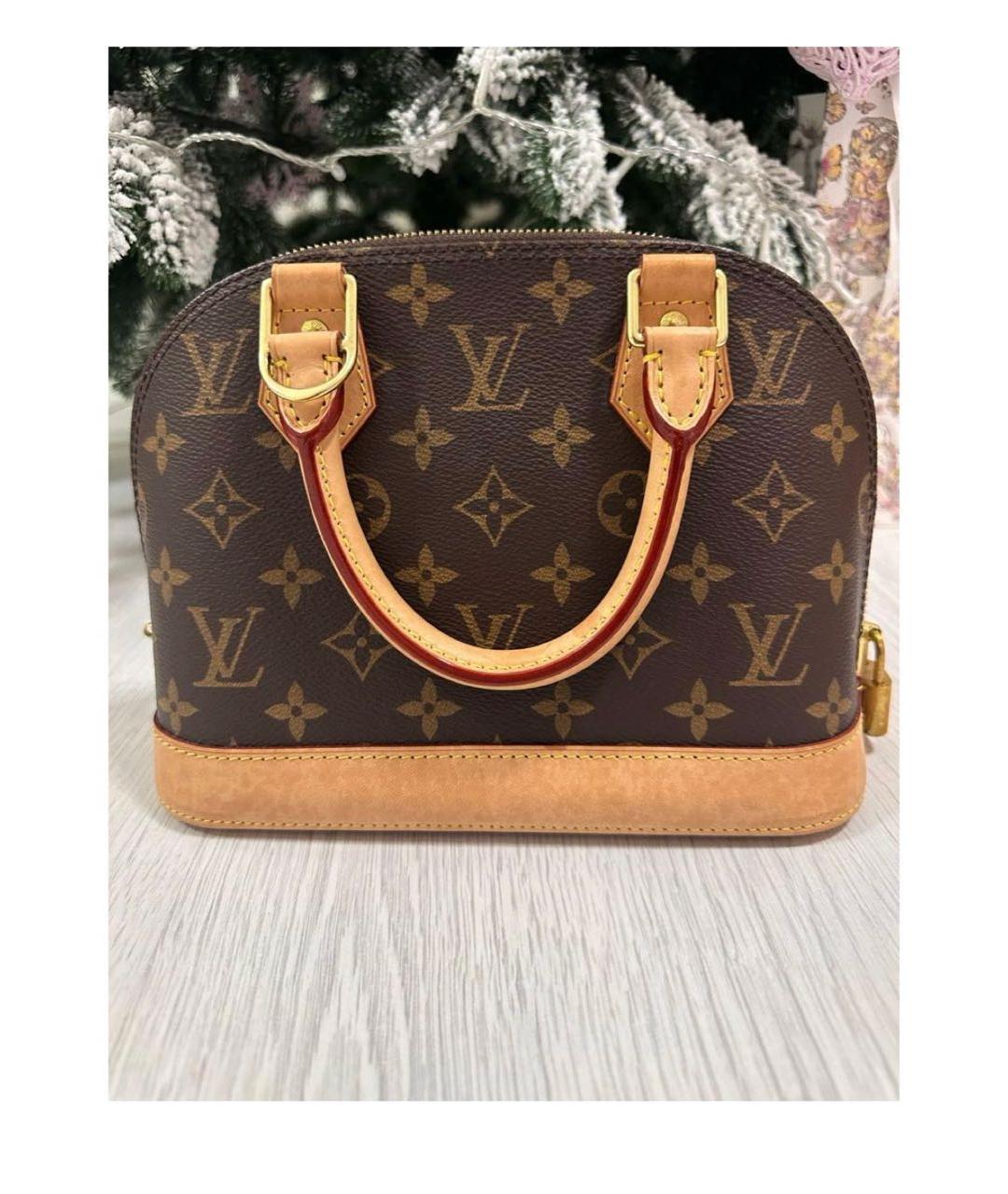 LOUIS VUITTON Бежевая сумка с короткими ручками, фото 3