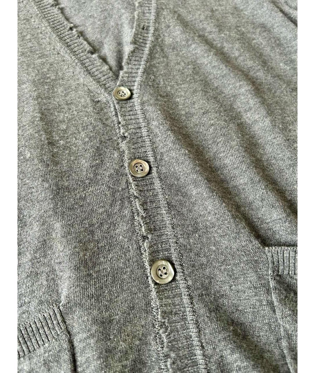 AVANT TOI Серый шерстяной кардиган, фото 4