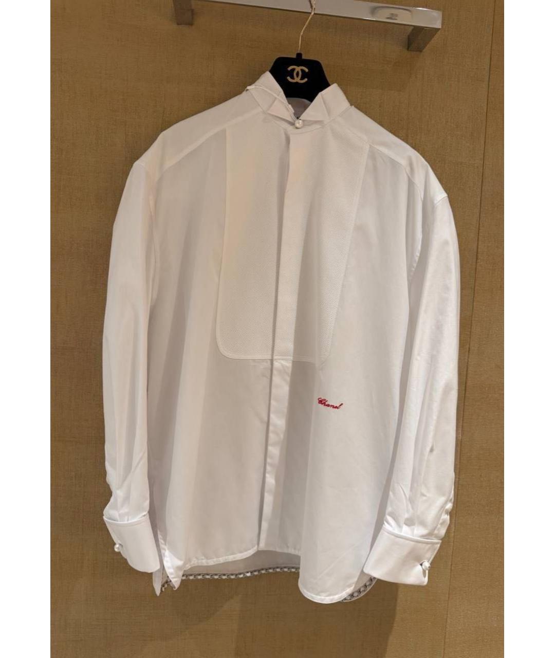 CHANEL Белая хлопковая рубашка, фото 2
