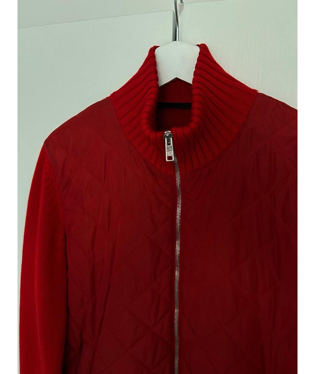 PRADA Красная шерстяная куртка, фото 3