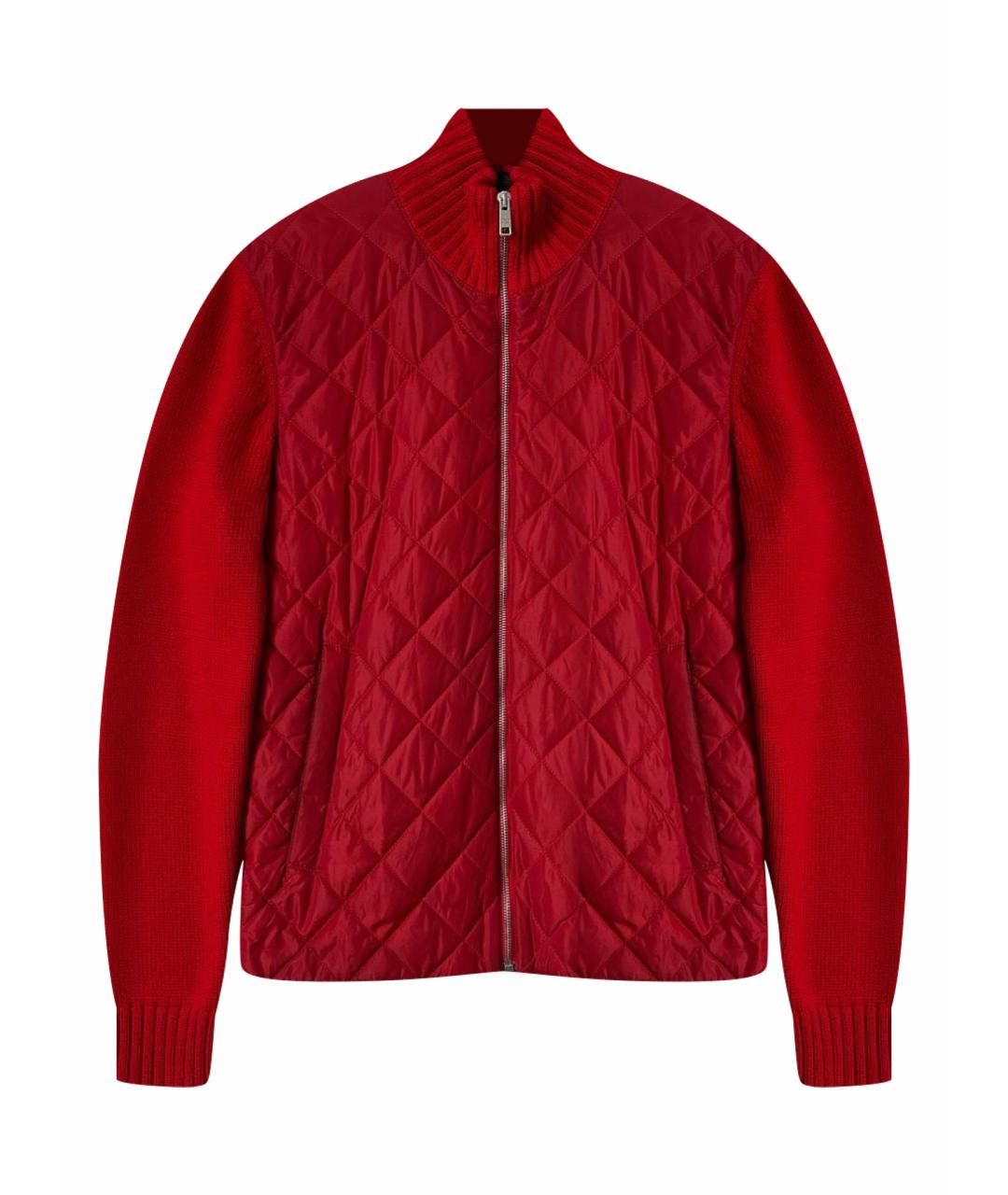 PRADA Красная шерстяная куртка, фото 1