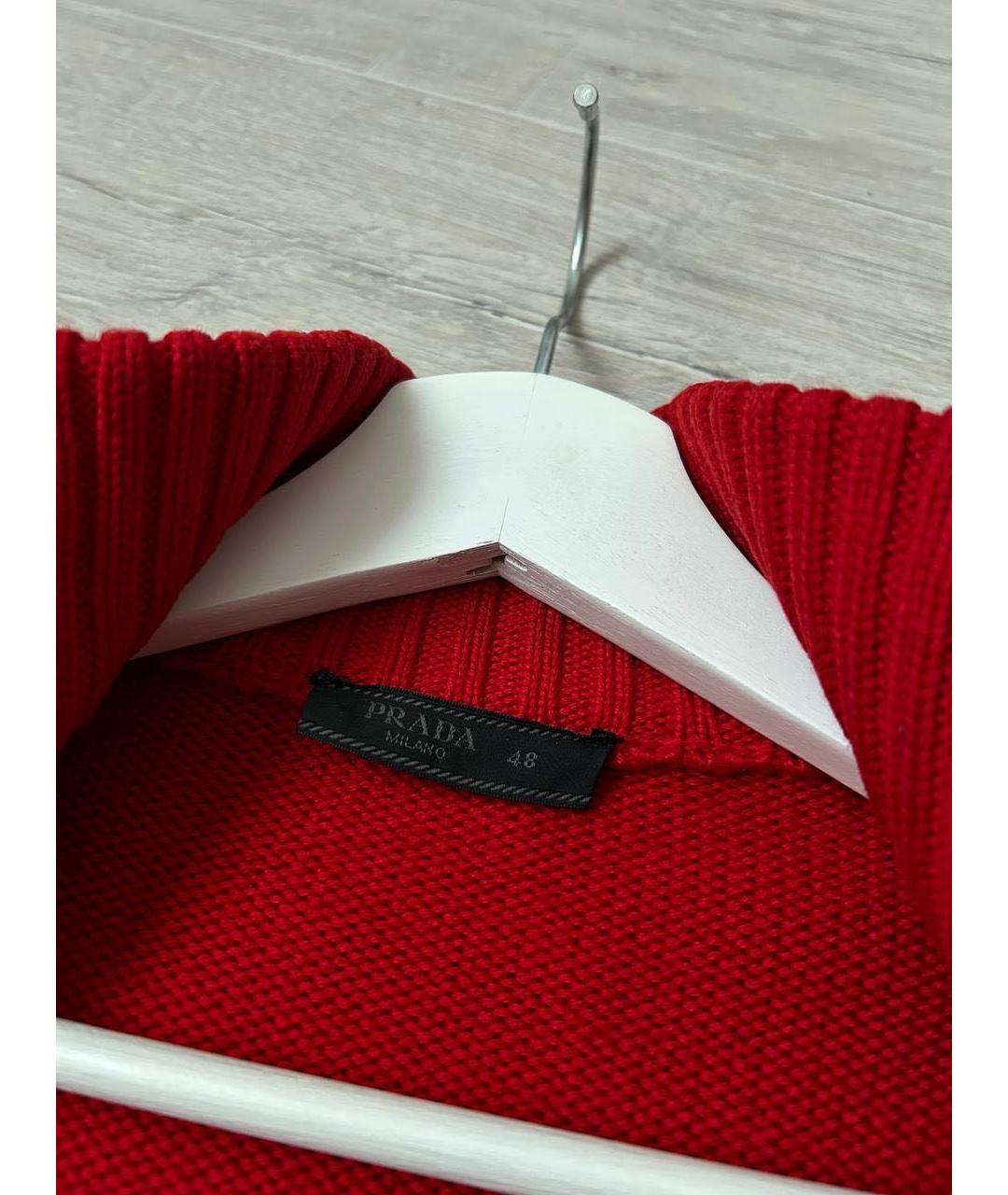 PRADA Красная шерстяная куртка, фото 6
