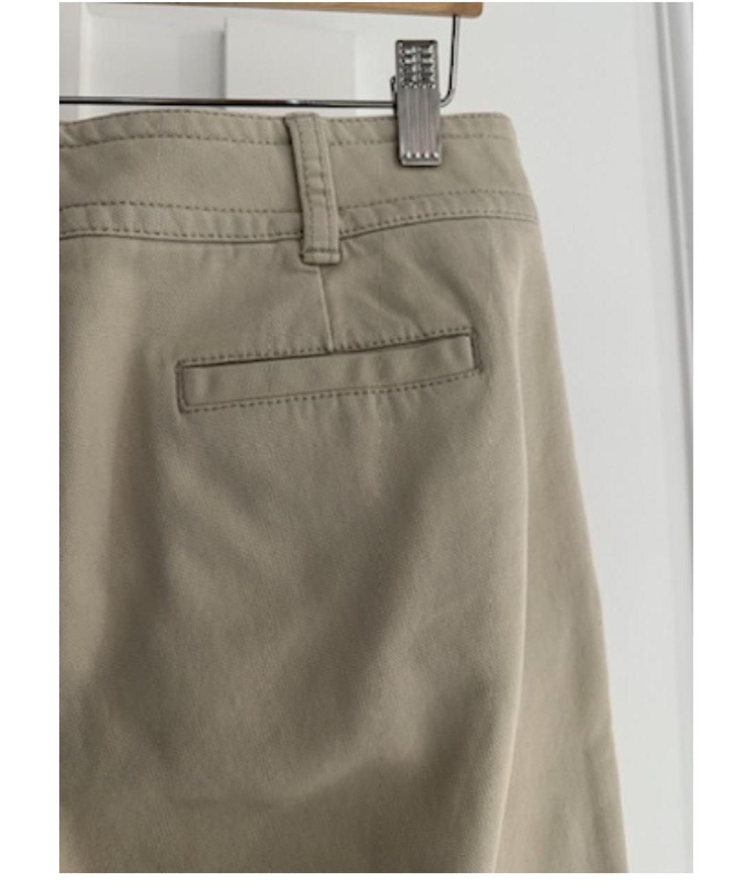 AGNONA Бежевые джинсы слим, фото 4