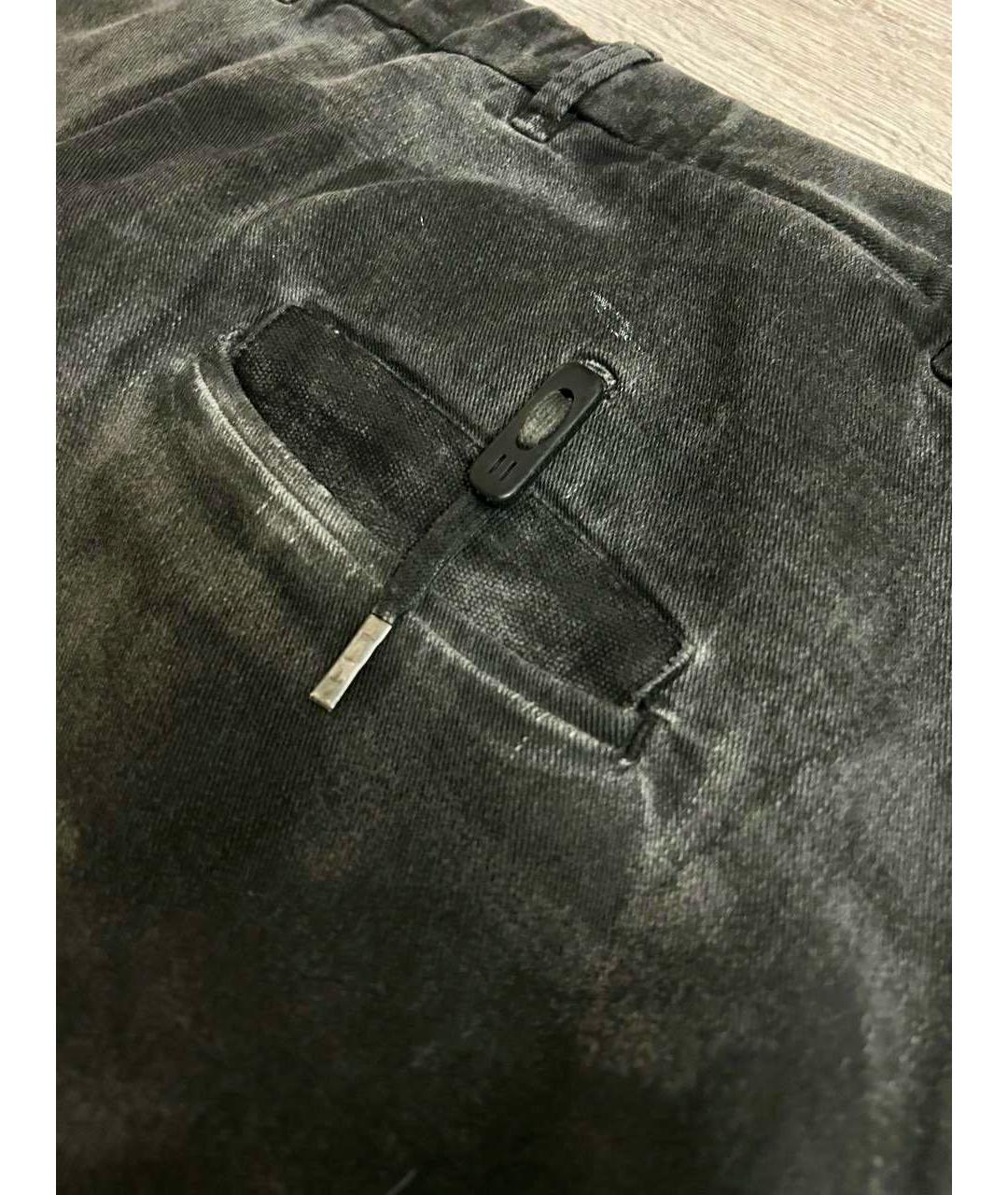 BORIS BIDJAN Мульти хлопко-эластановые джинсы скинни, фото 5