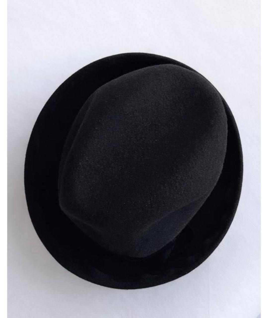 YOHJI YAMAMOTO Черная шляпа, фото 7