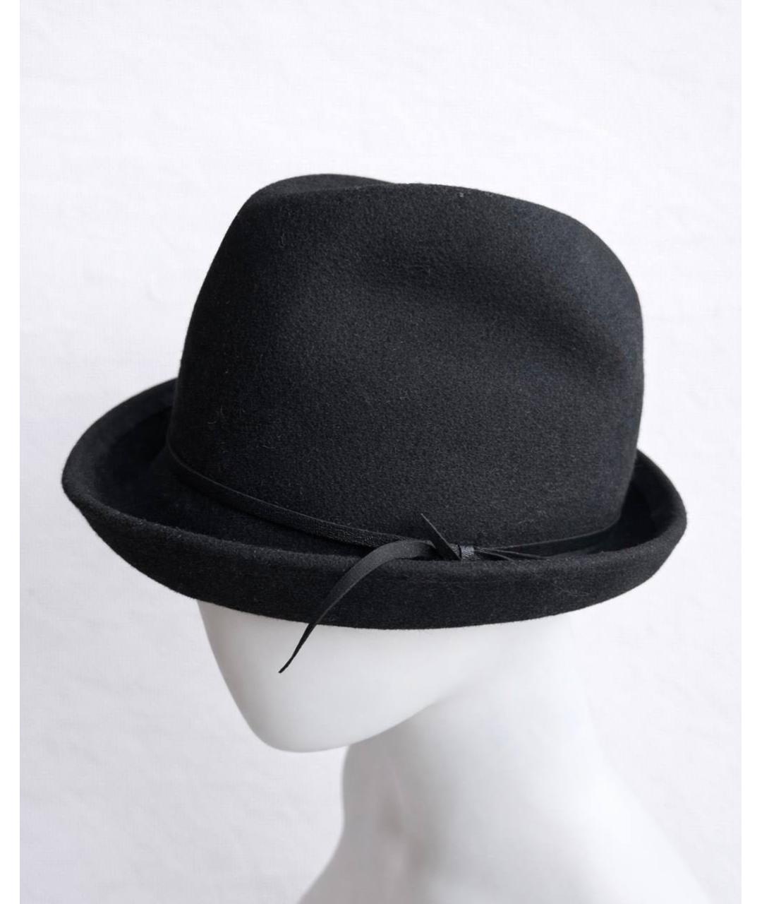 YOHJI YAMAMOTO Черная шляпа, фото 3