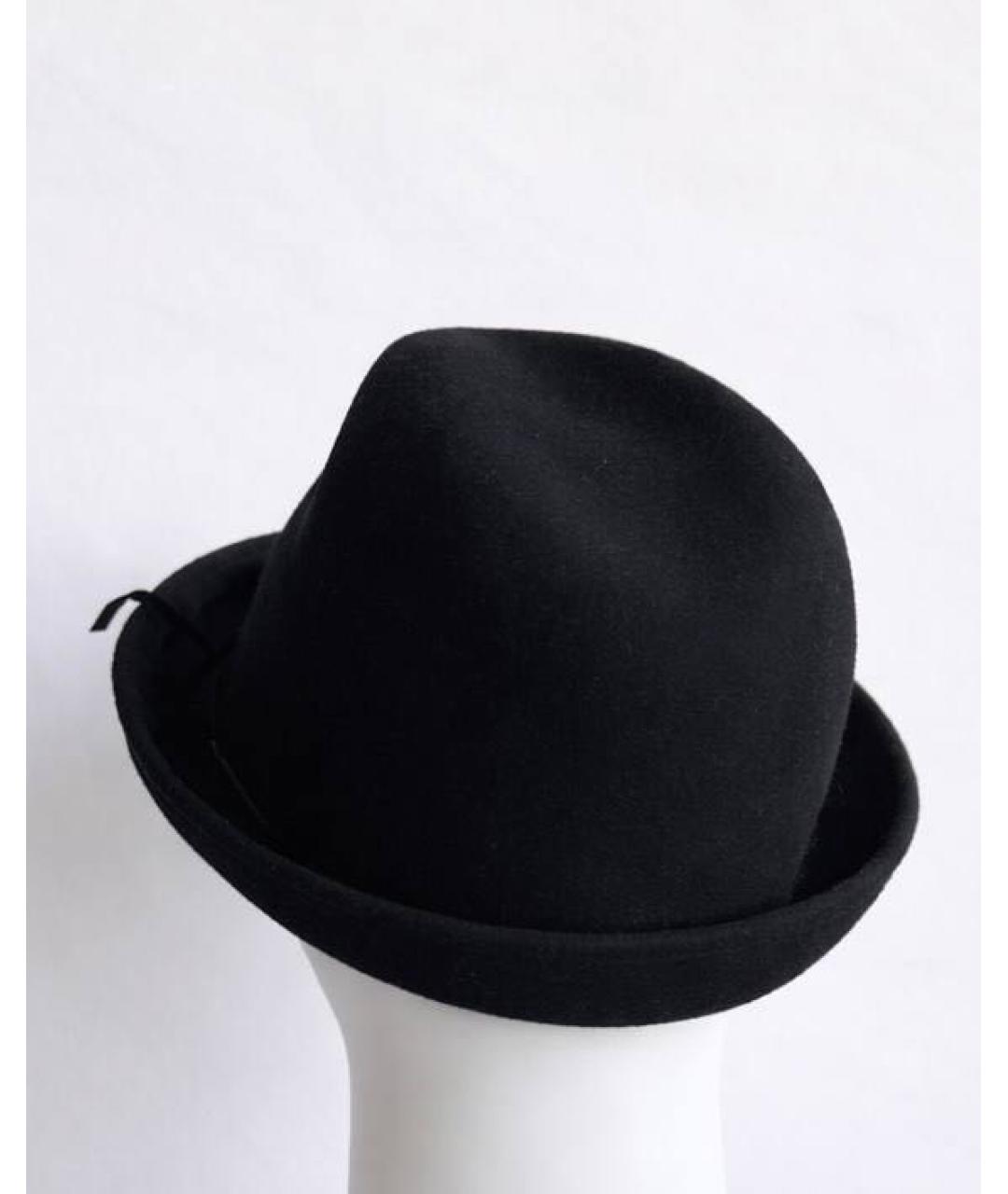 YOHJI YAMAMOTO Черная шляпа, фото 4