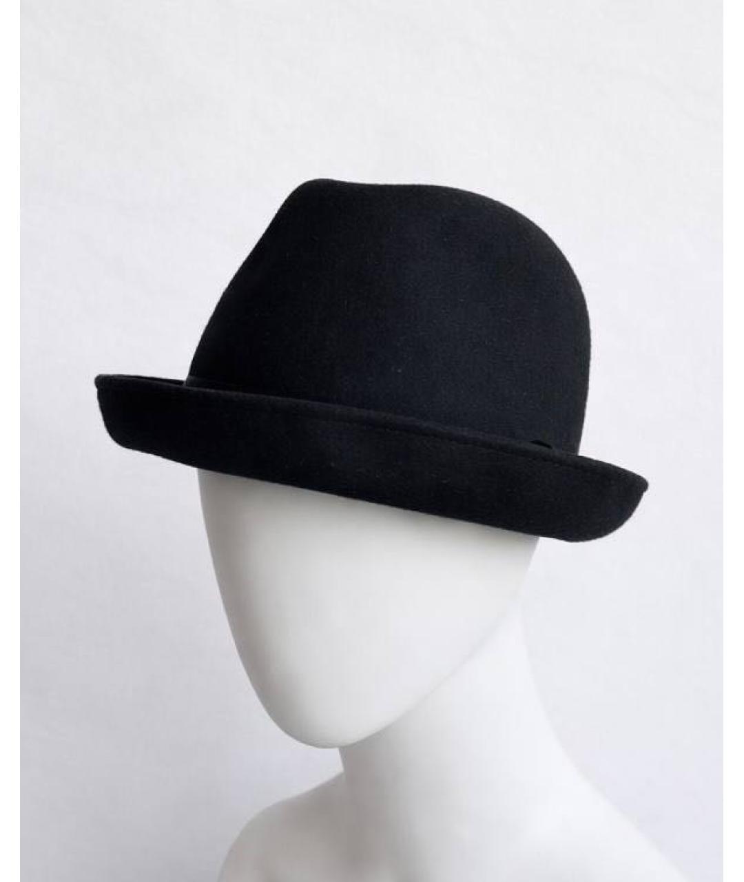 YOHJI YAMAMOTO Черная шляпа, фото 2