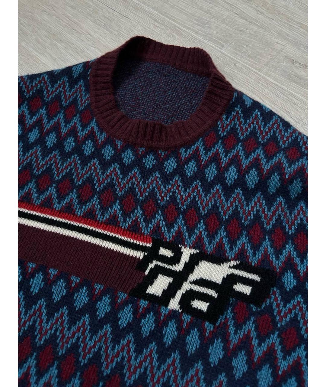 PRADA Мульти шерстяной джемпер / свитер, фото 3