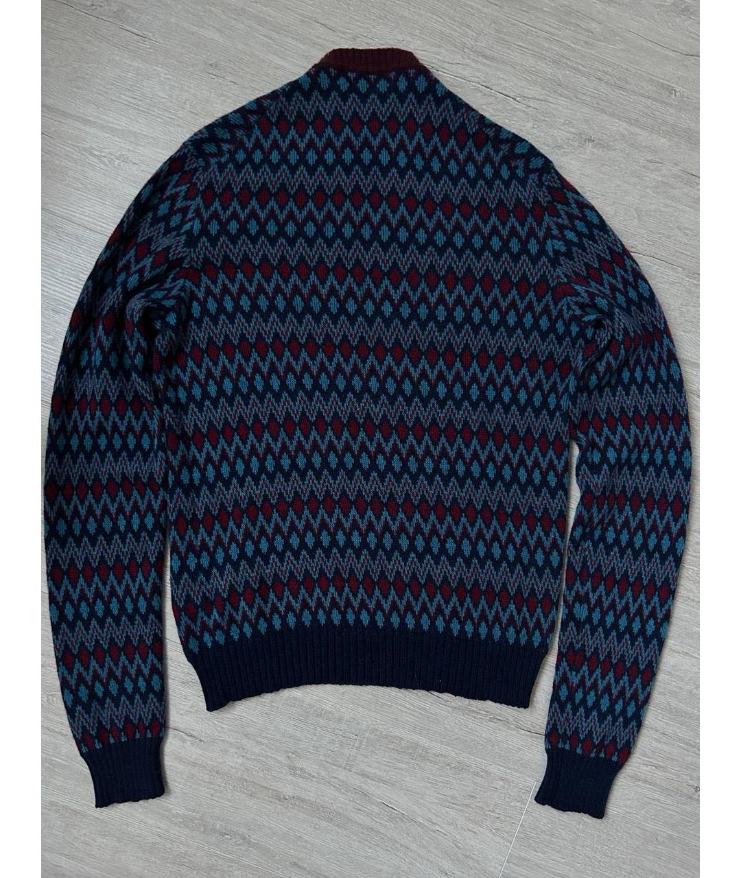 PRADA Мульти шерстяной джемпер / свитер, фото 2