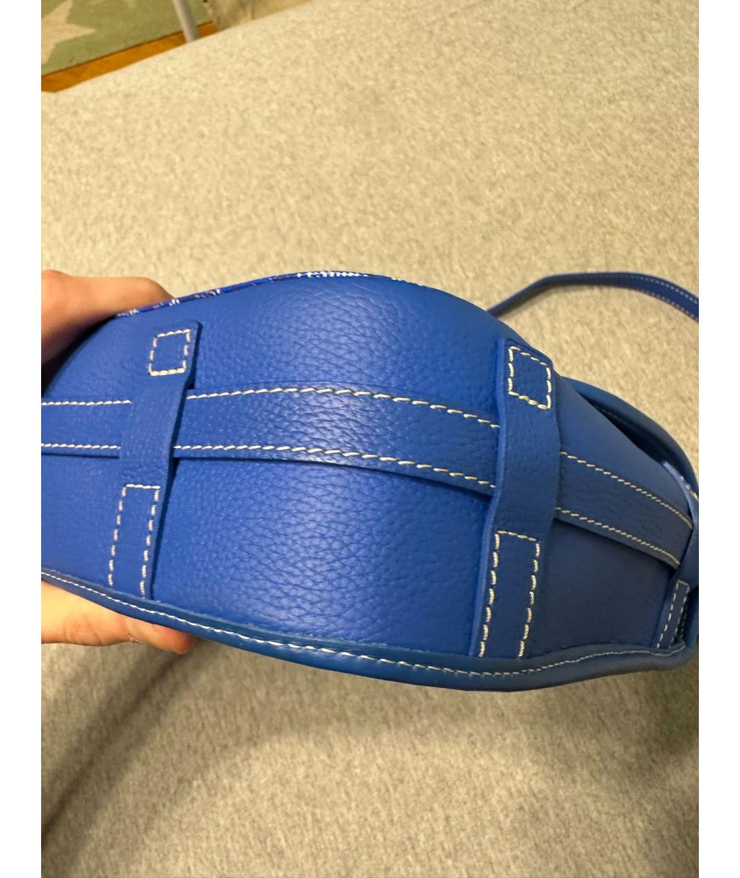 GOYARD Синяя сумка на плечо, фото 3