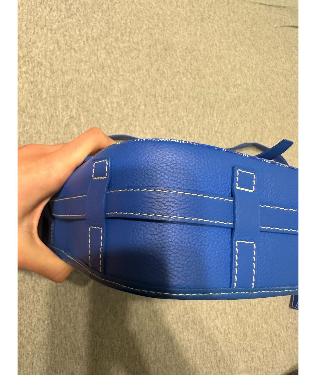 GOYARD Синяя сумка на плечо, фото 4