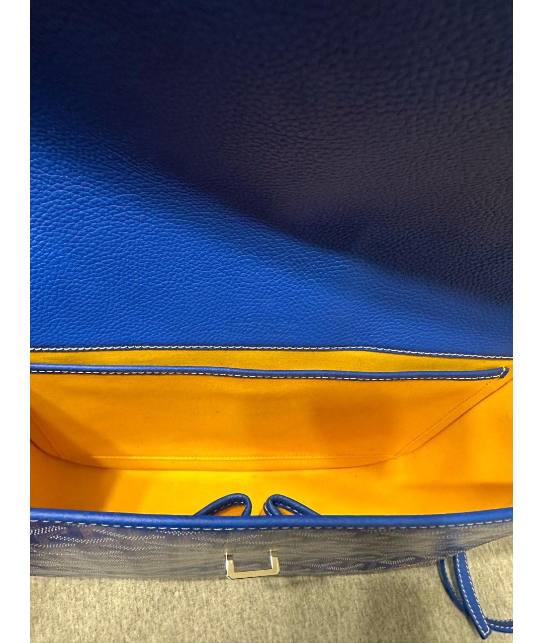 GOYARD Синяя сумка на плечо, фото 5
