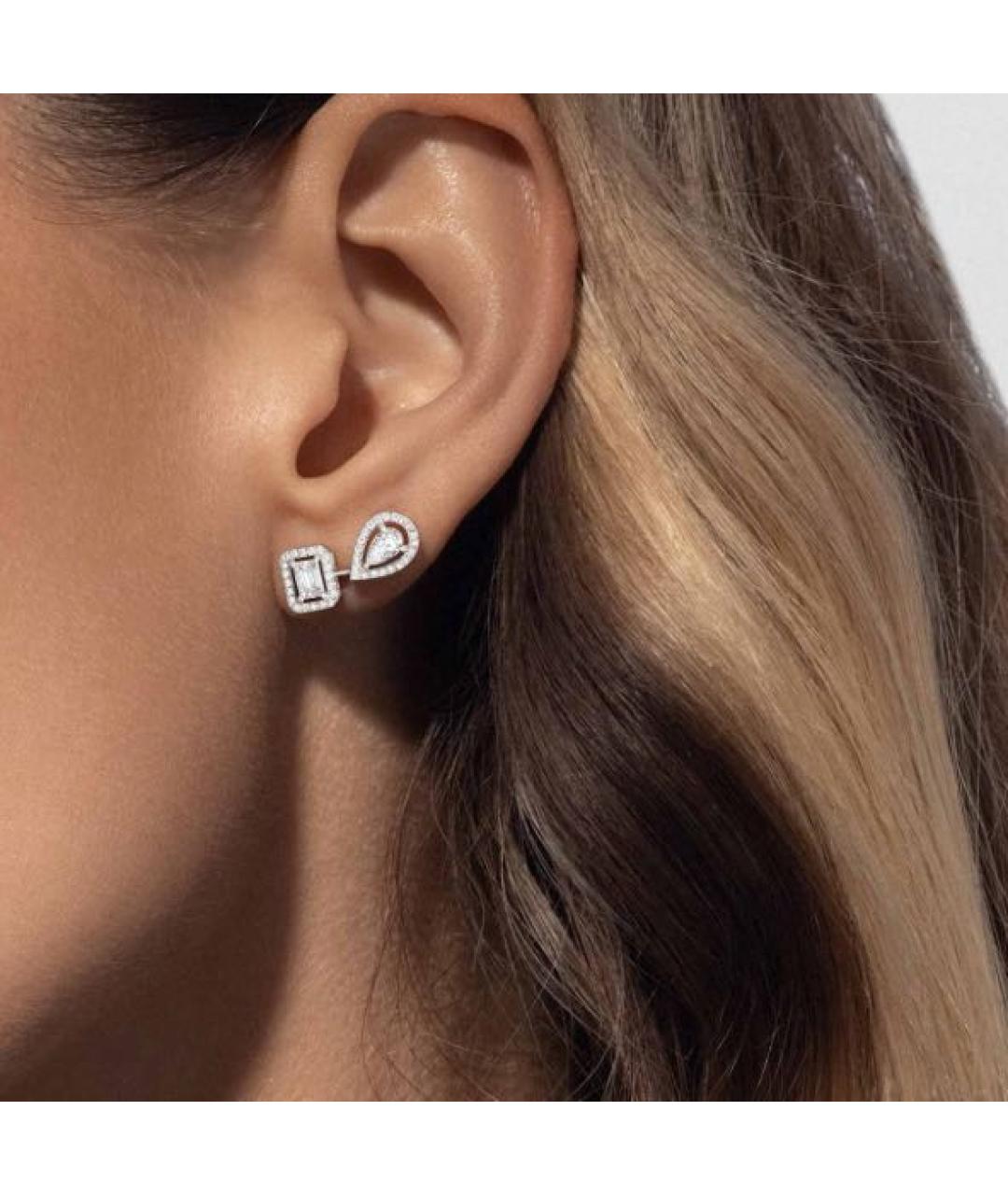 MESSIKA Серебряные серьги из белого золота, фото 3