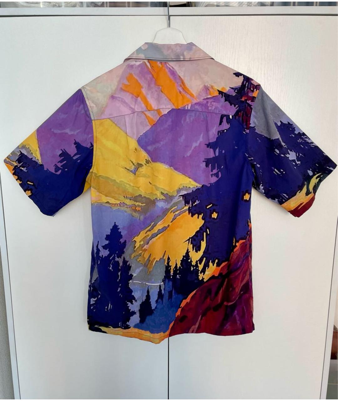 PRADA Мульти хлопковая кэжуал рубашка, фото 2