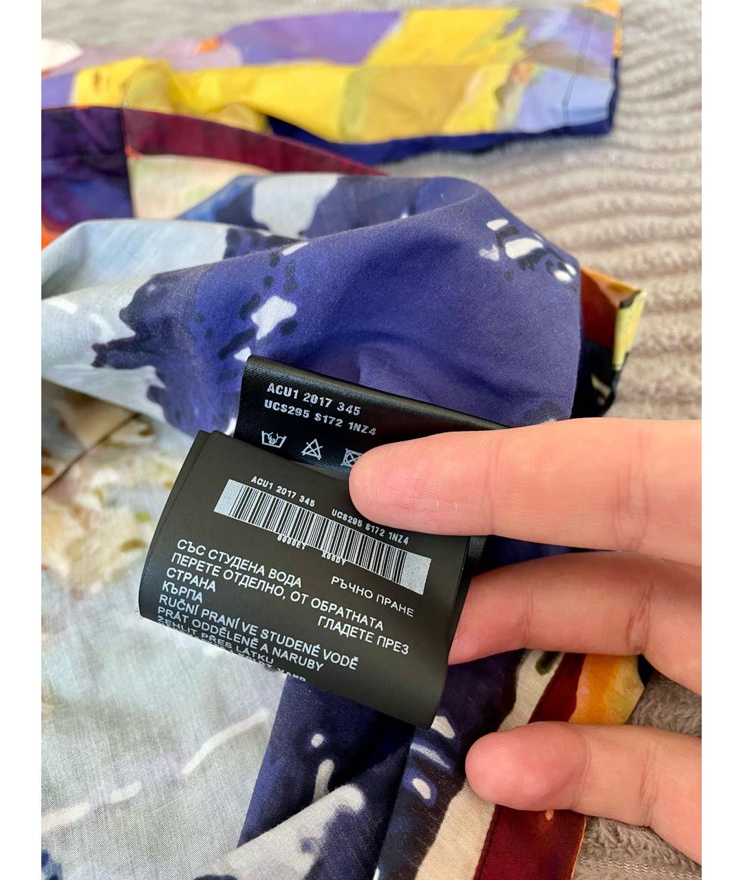 PRADA Мульти хлопковая кэжуал рубашка, фото 7