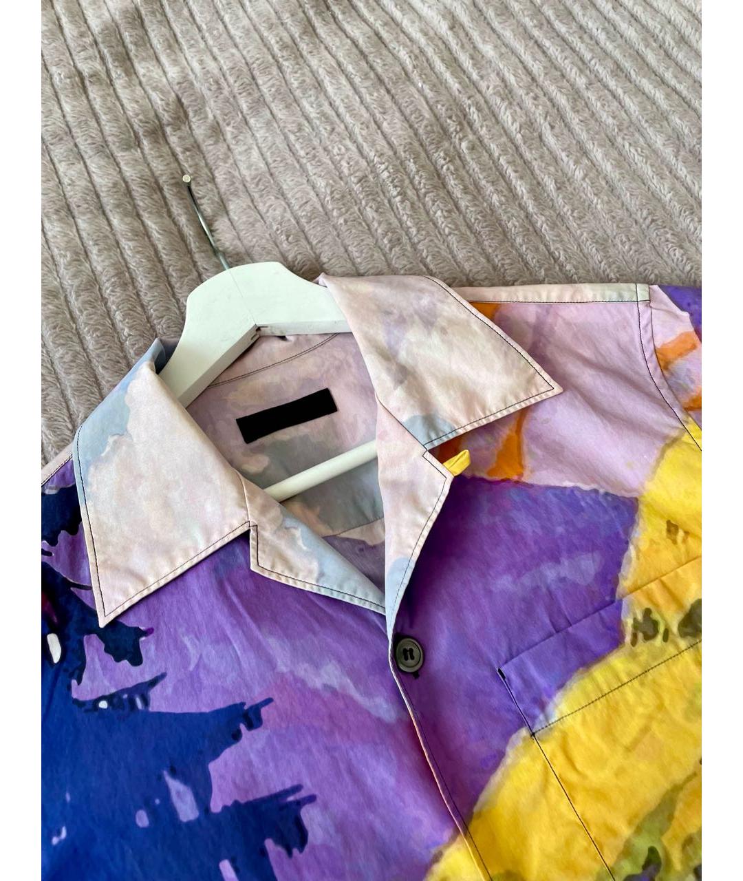 PRADA Мульти хлопковая кэжуал рубашка, фото 4