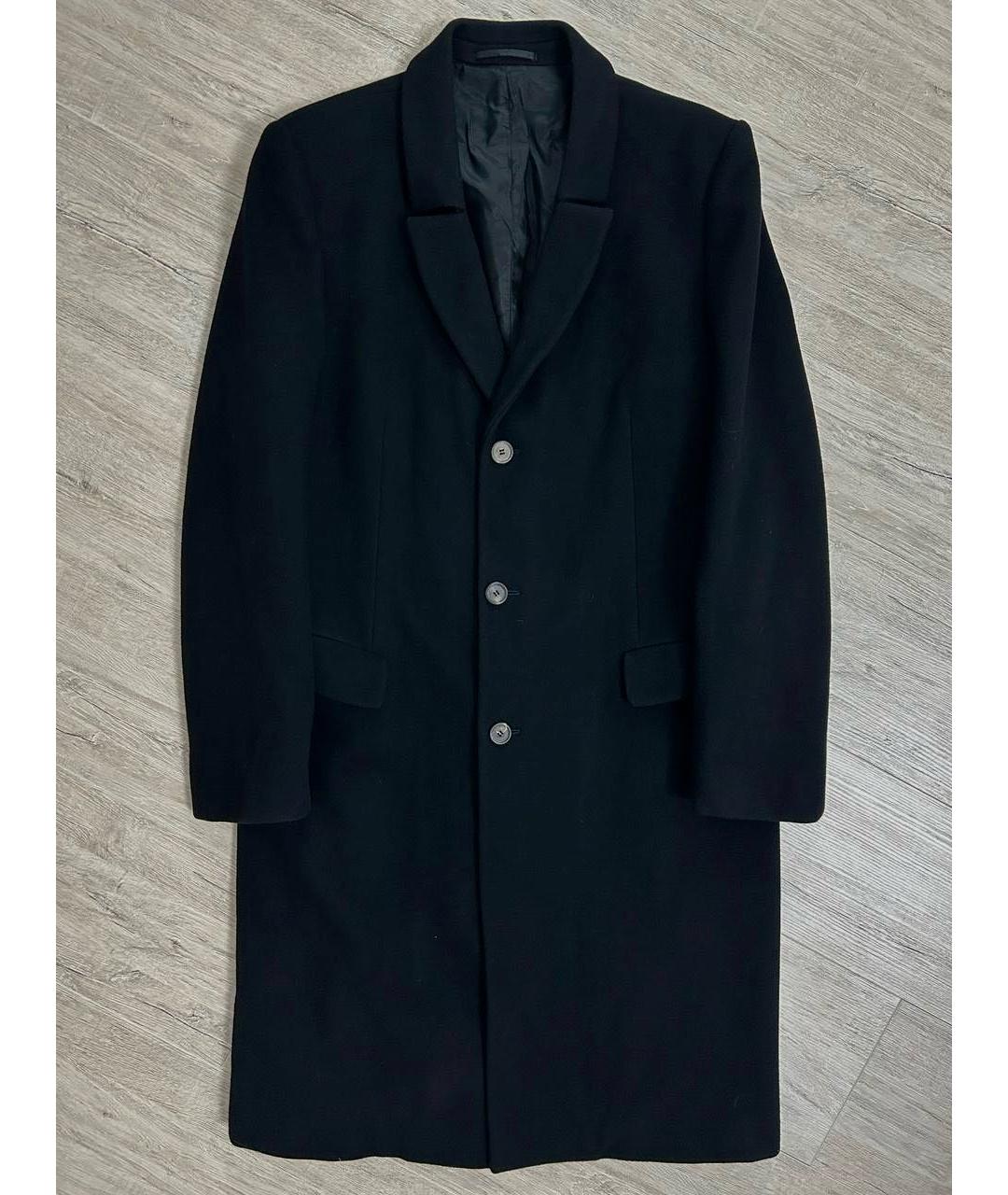JIL SANDER Черное шерстяное пальто, фото 7