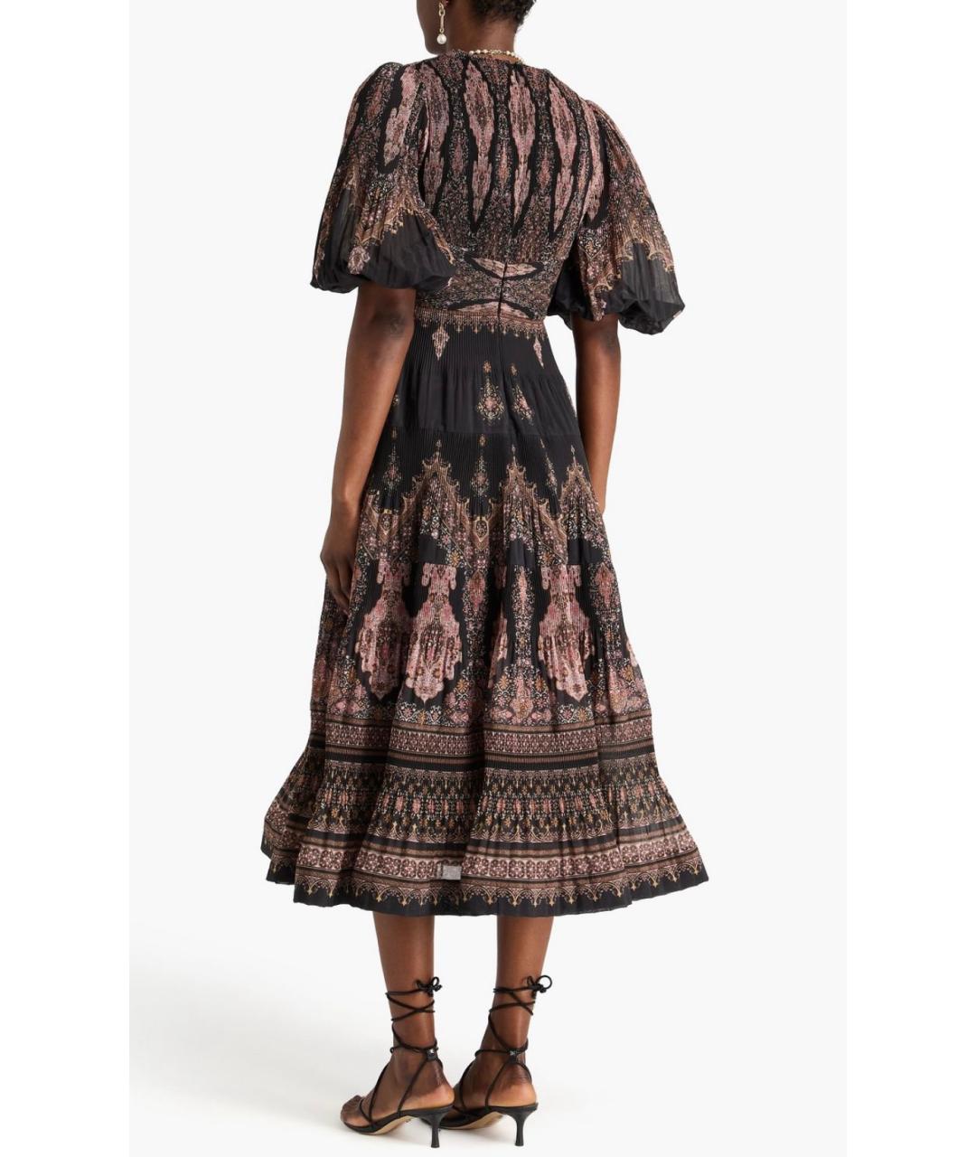 ZIMMERMANN Черное полиэстеровое коктейльное платье, фото 3