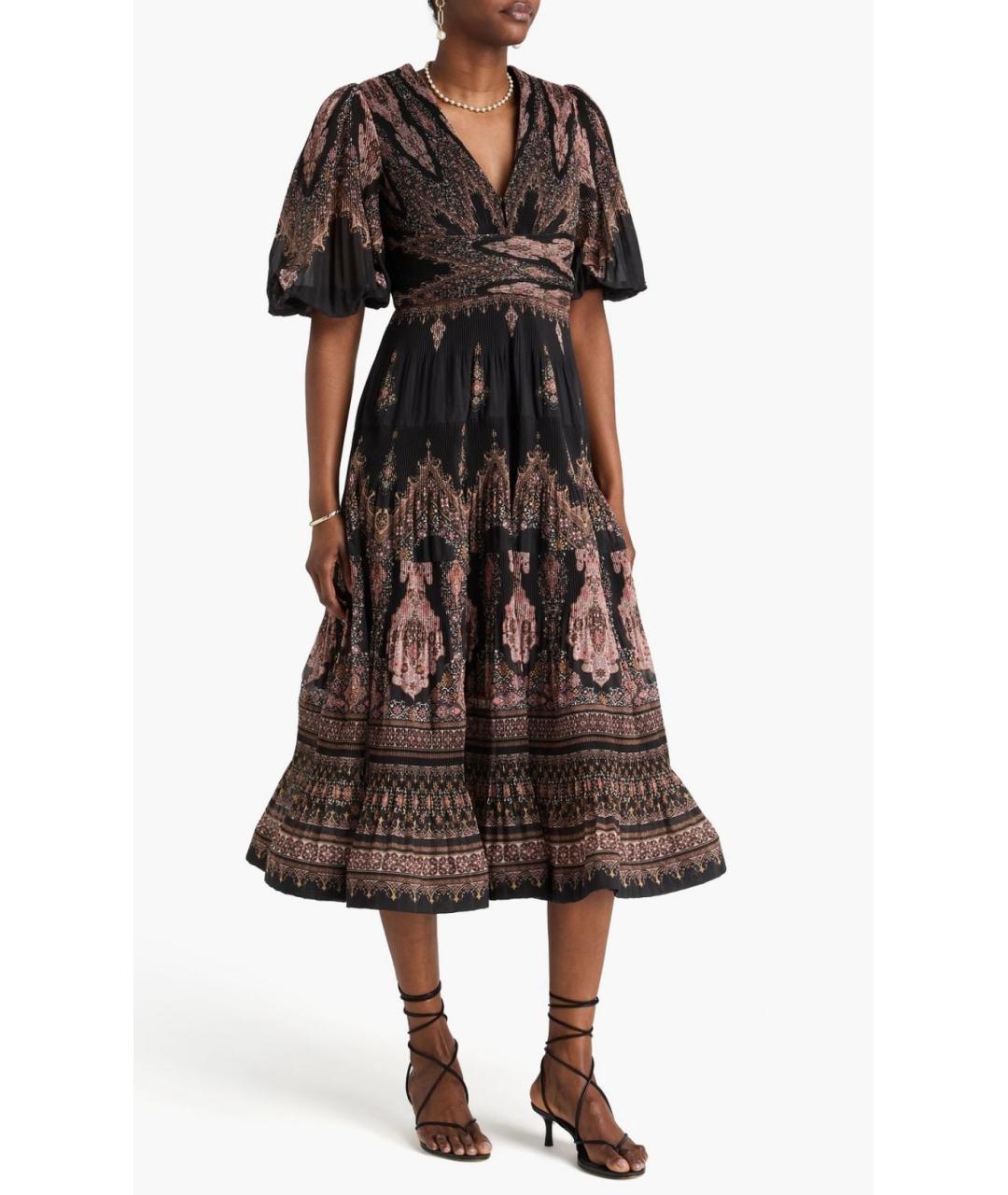 ZIMMERMANN Черное полиэстеровое коктейльное платье, фото 2