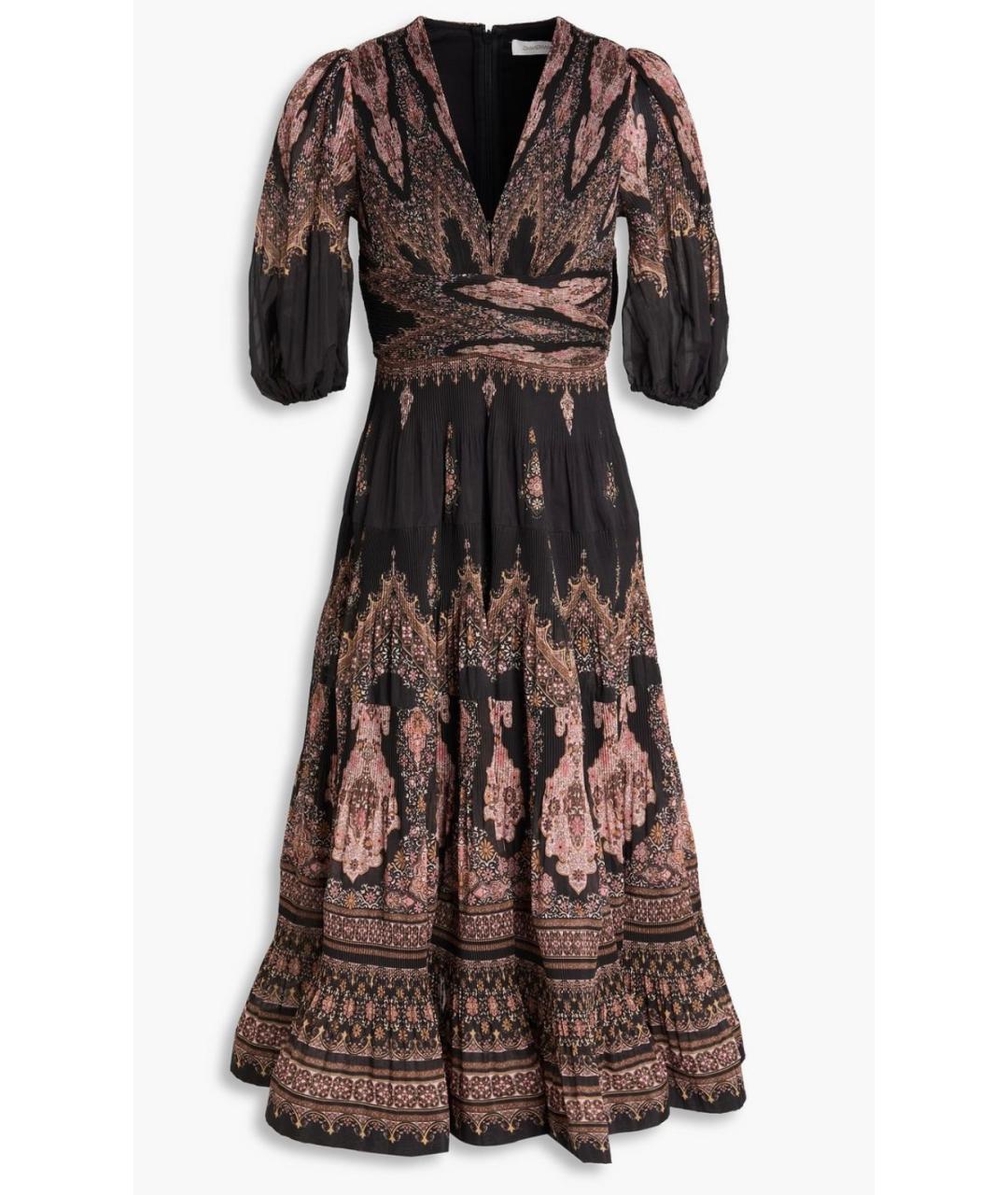 ZIMMERMANN Черное полиэстеровое коктейльное платье, фото 6