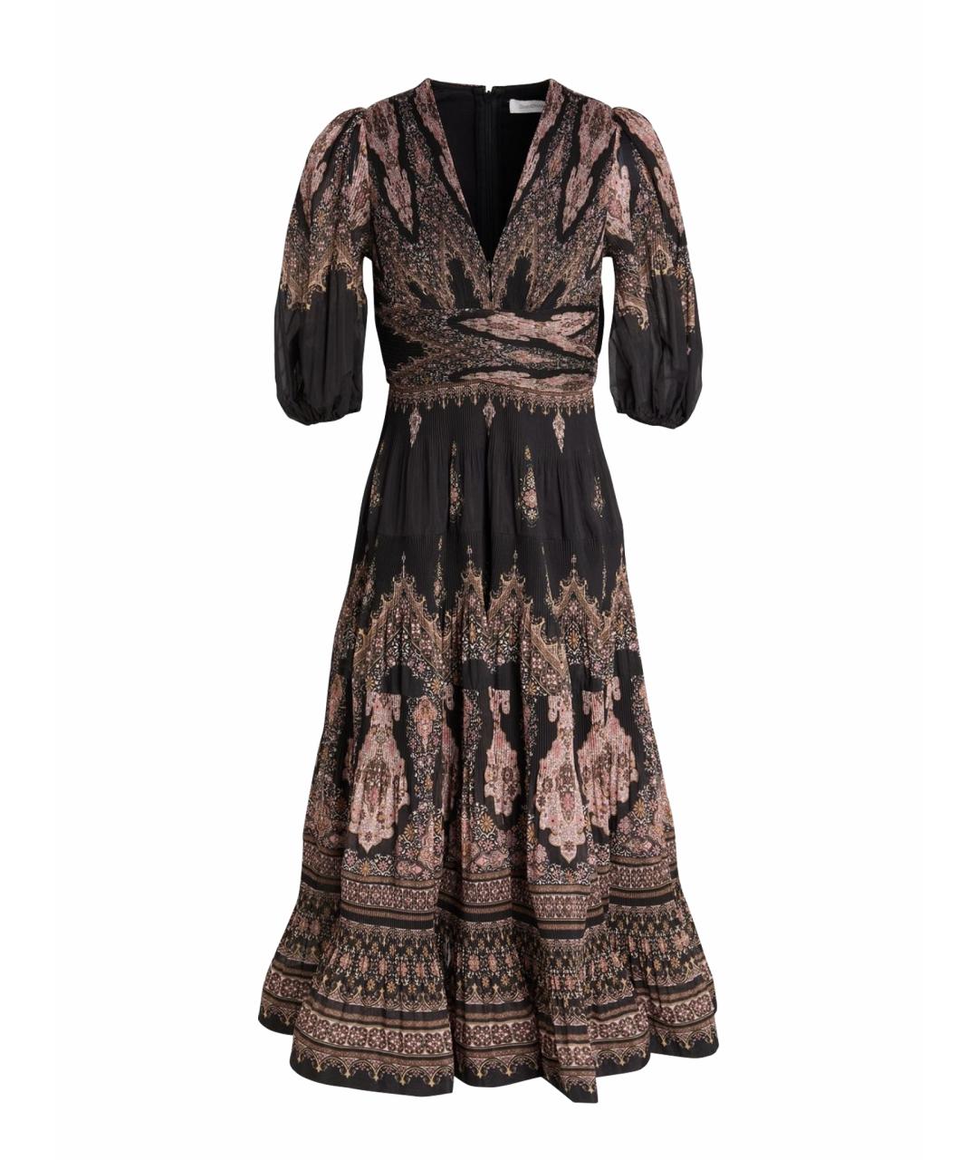 ZIMMERMANN Черное полиэстеровое коктейльное платье, фото 1