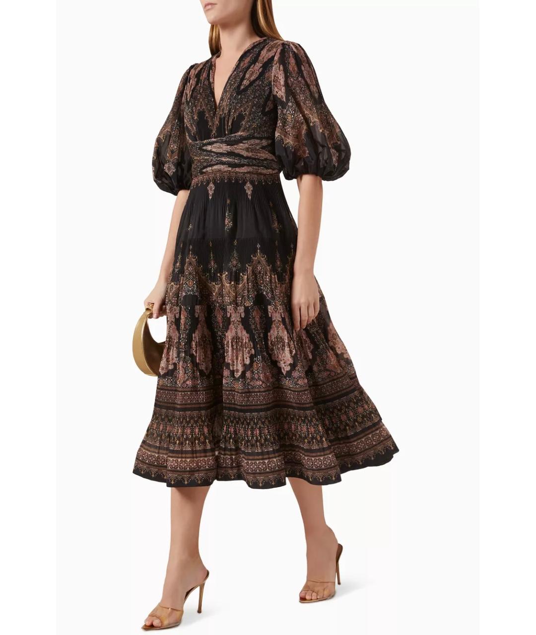 ZIMMERMANN Черное полиэстеровое коктейльное платье, фото 4