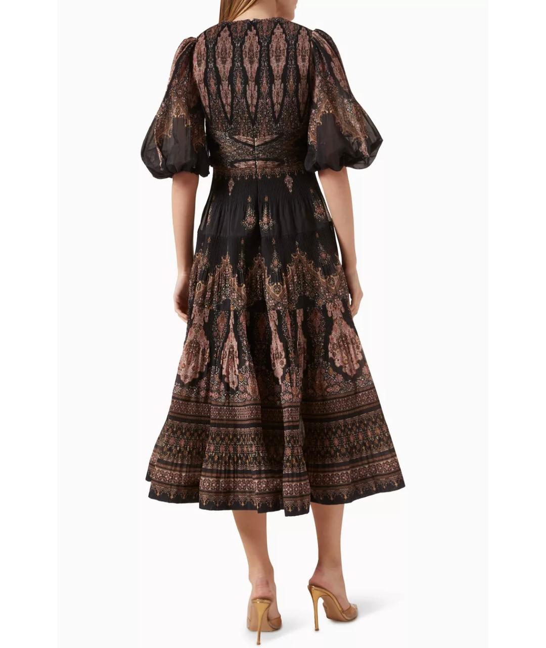 ZIMMERMANN Черное полиэстеровое коктейльное платье, фото 5