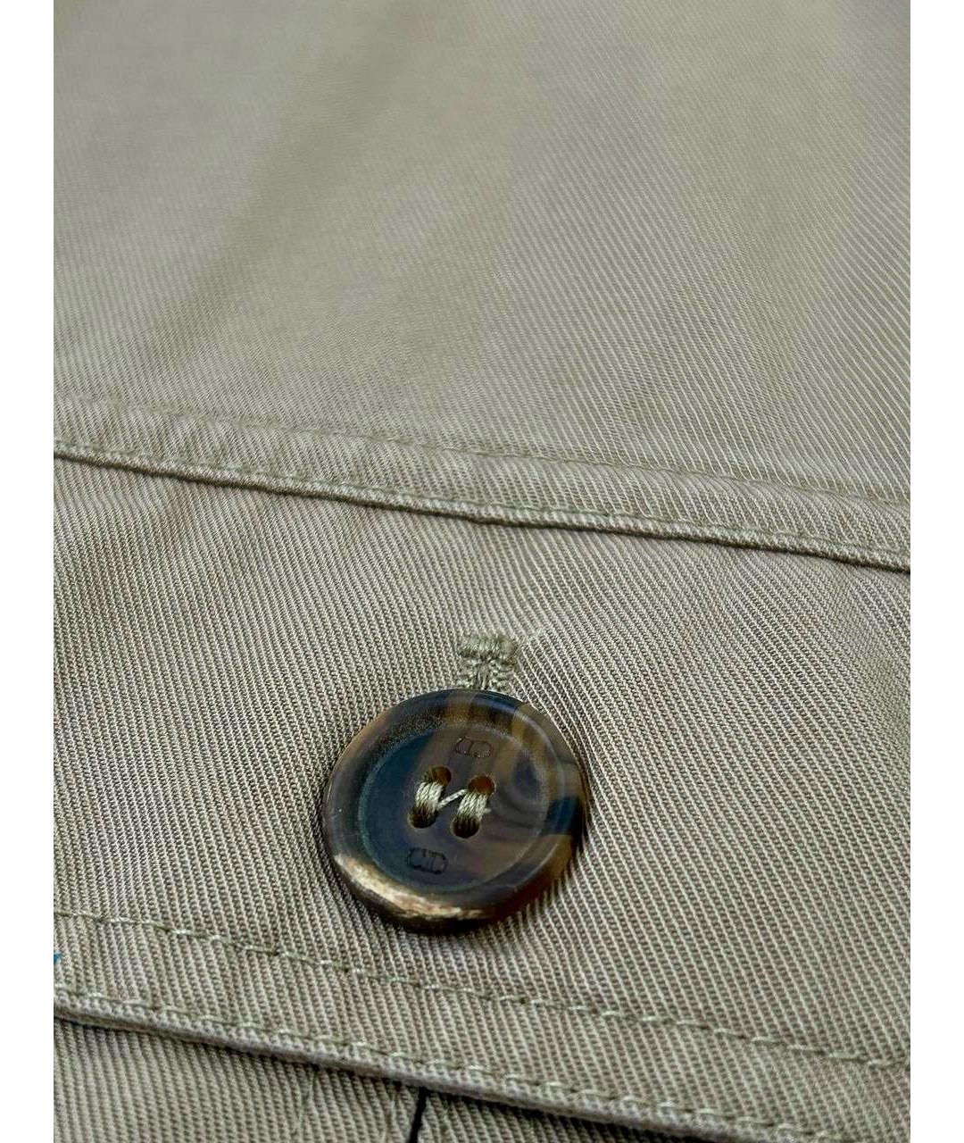 CHRISTIAN DIOR Горчичная хлопковая куртка, фото 4