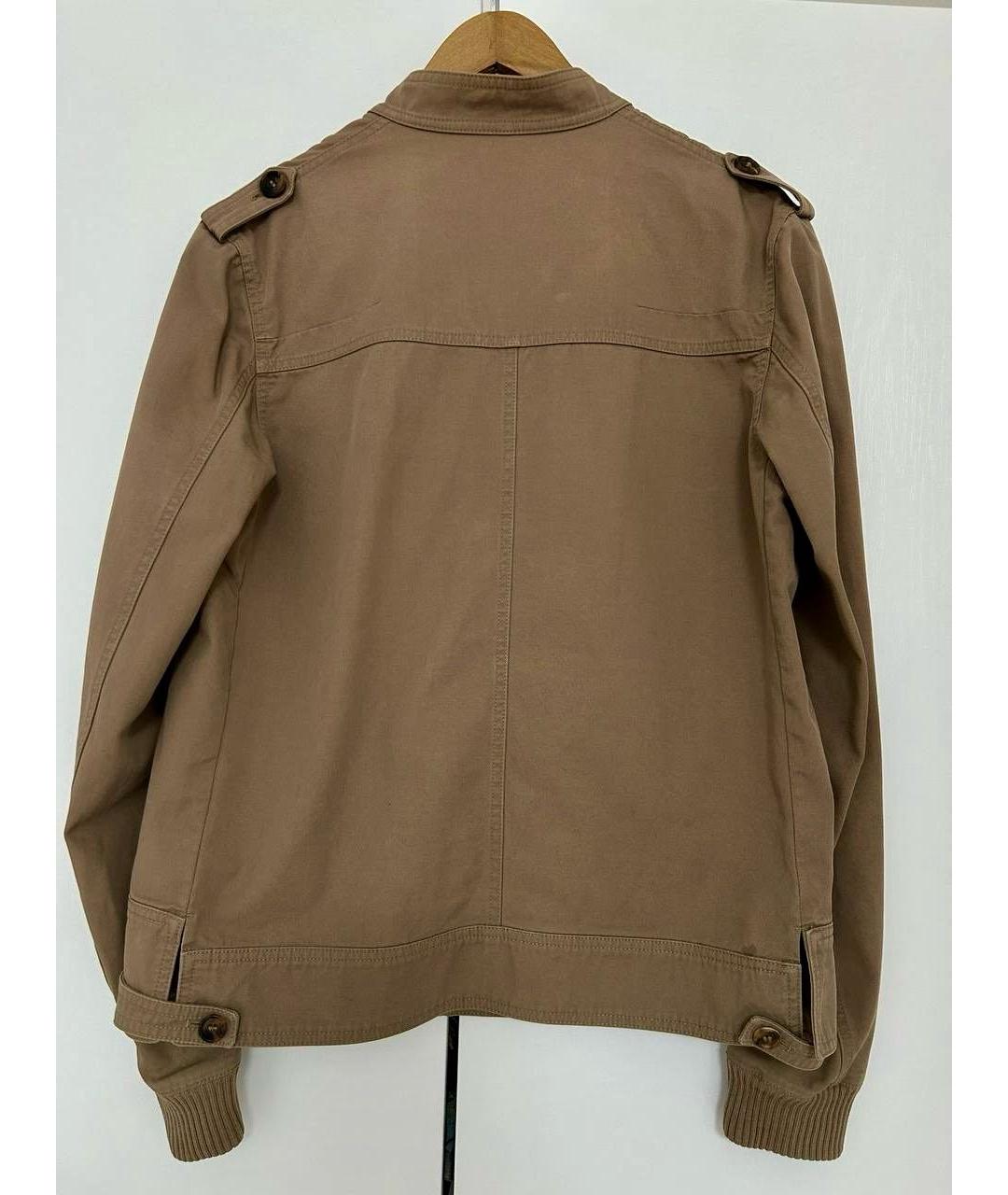 CHRISTIAN DIOR Горчичная хлопковая куртка, фото 2