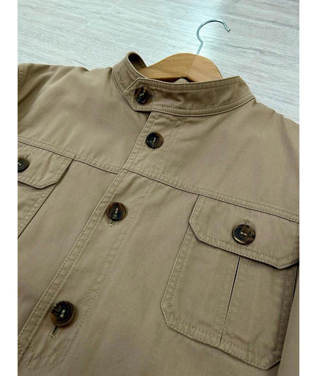 CHRISTIAN DIOR Горчичная хлопковая куртка, фото 3