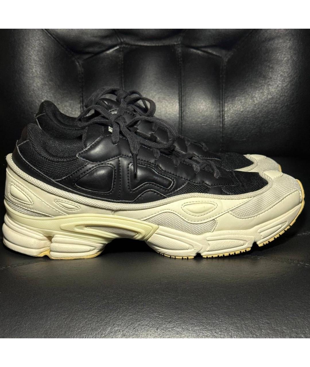 ADIDAS X RAF SIMONS Белые текстильные низкие кроссовки / кеды, фото 9