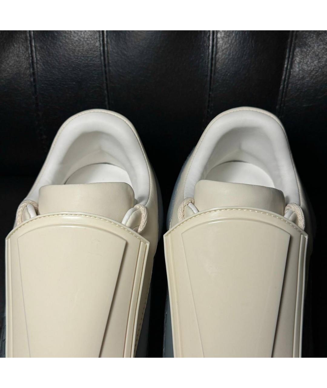 RAF SIMONS Бежевые текстильные кроссовки, фото 8