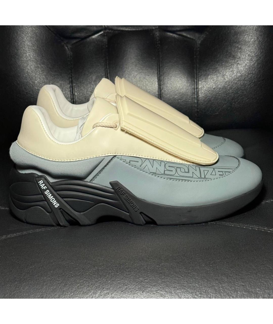 RAF SIMONS Бежевые текстильные кроссовки, фото 9