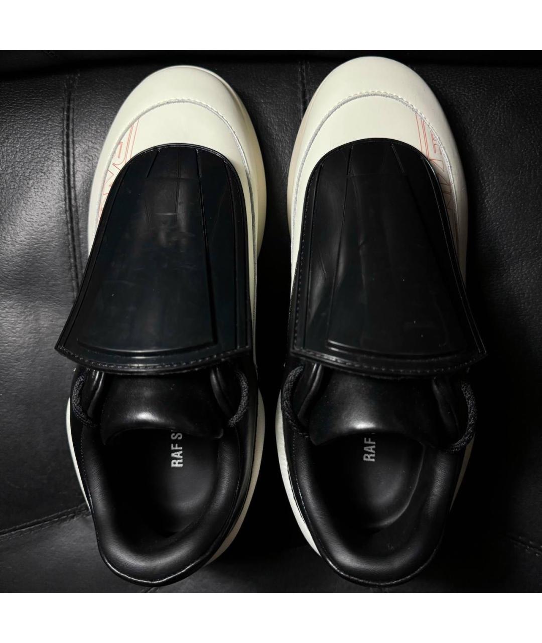 RAF SIMONS Белые текстильные кроссовки, фото 7