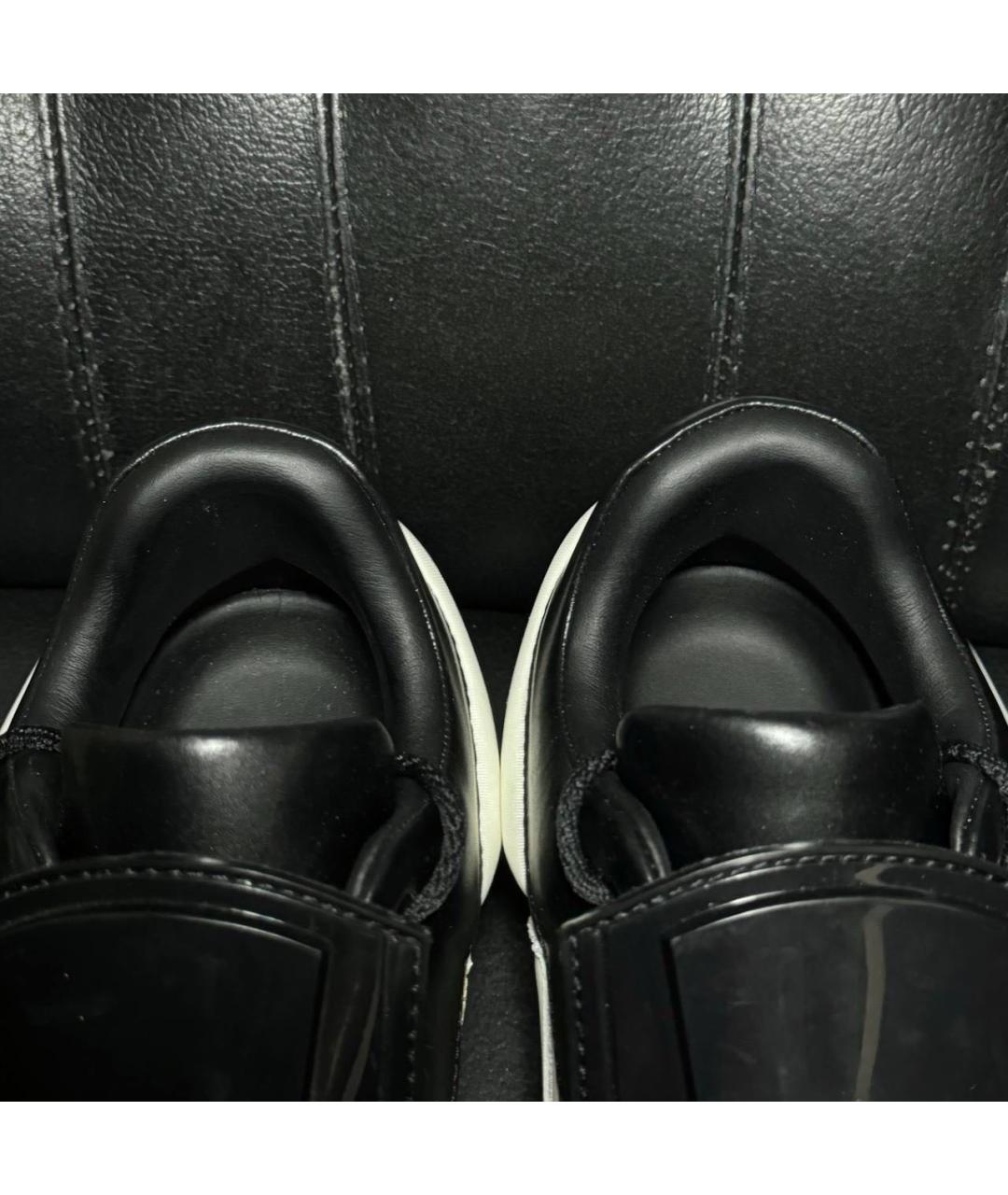 RAF SIMONS Белые текстильные низкие кроссовки / кеды, фото 4